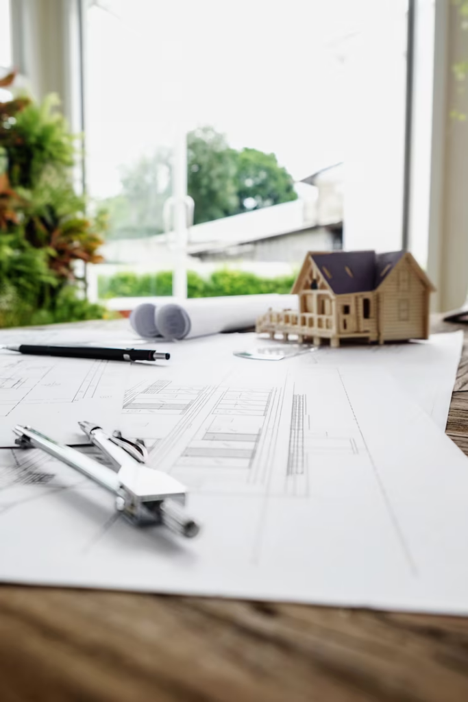 diseño casa sobre plano